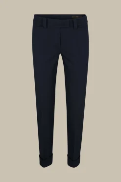 Baumwoll-Bi-Stretch-Chino Mit Umschlag In