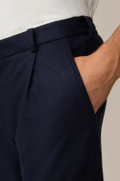 Cashmere-Baukasten-Hose Floro Mit Bundfalte In