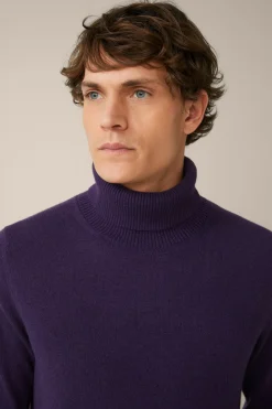 Cashmere-Rollkragen-Pullover Cashmono In