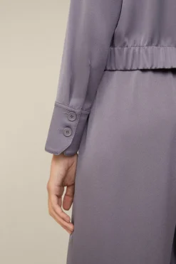 Crepe-Blouson In