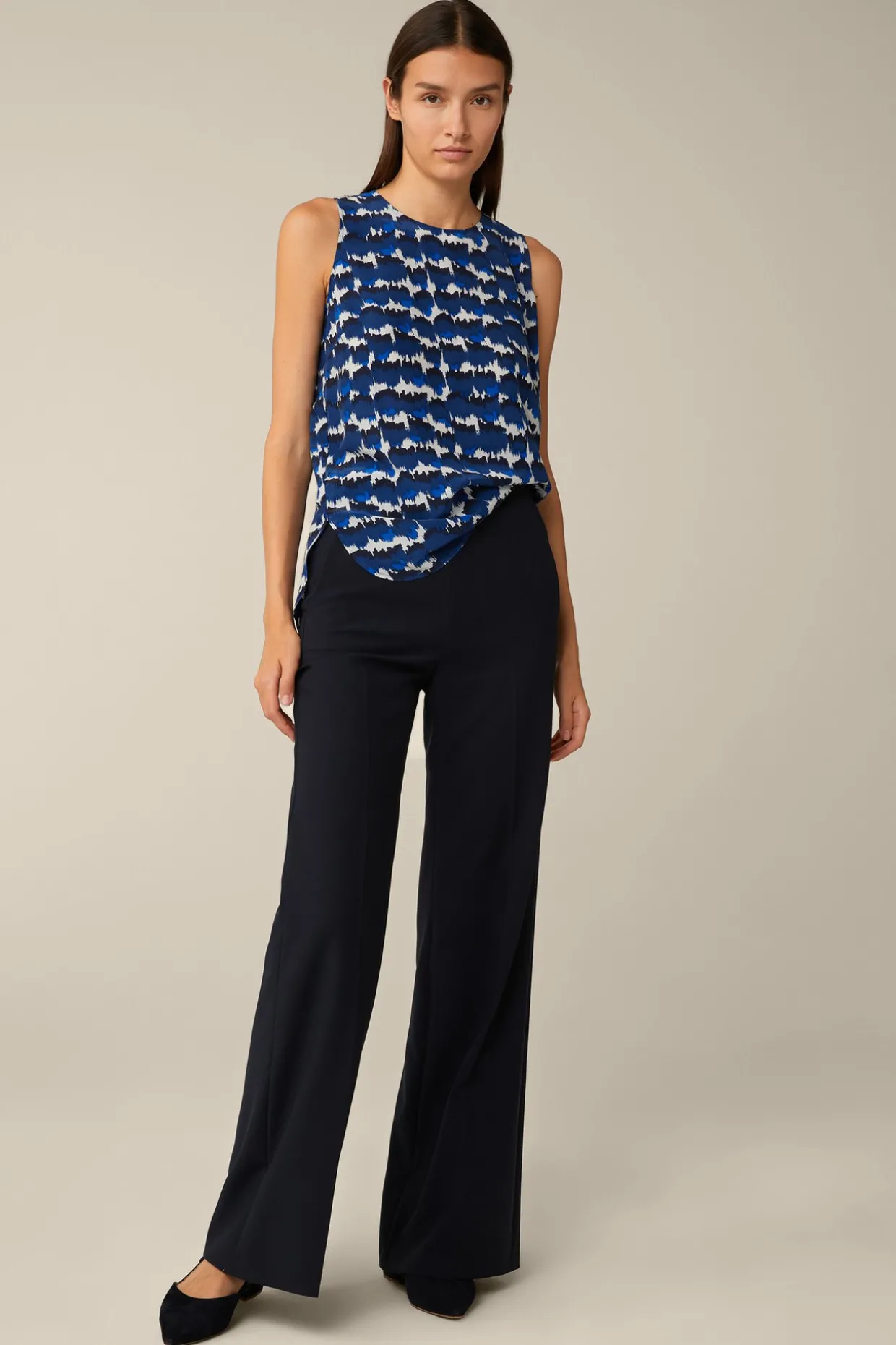 Crepe-Marlene-Hose In