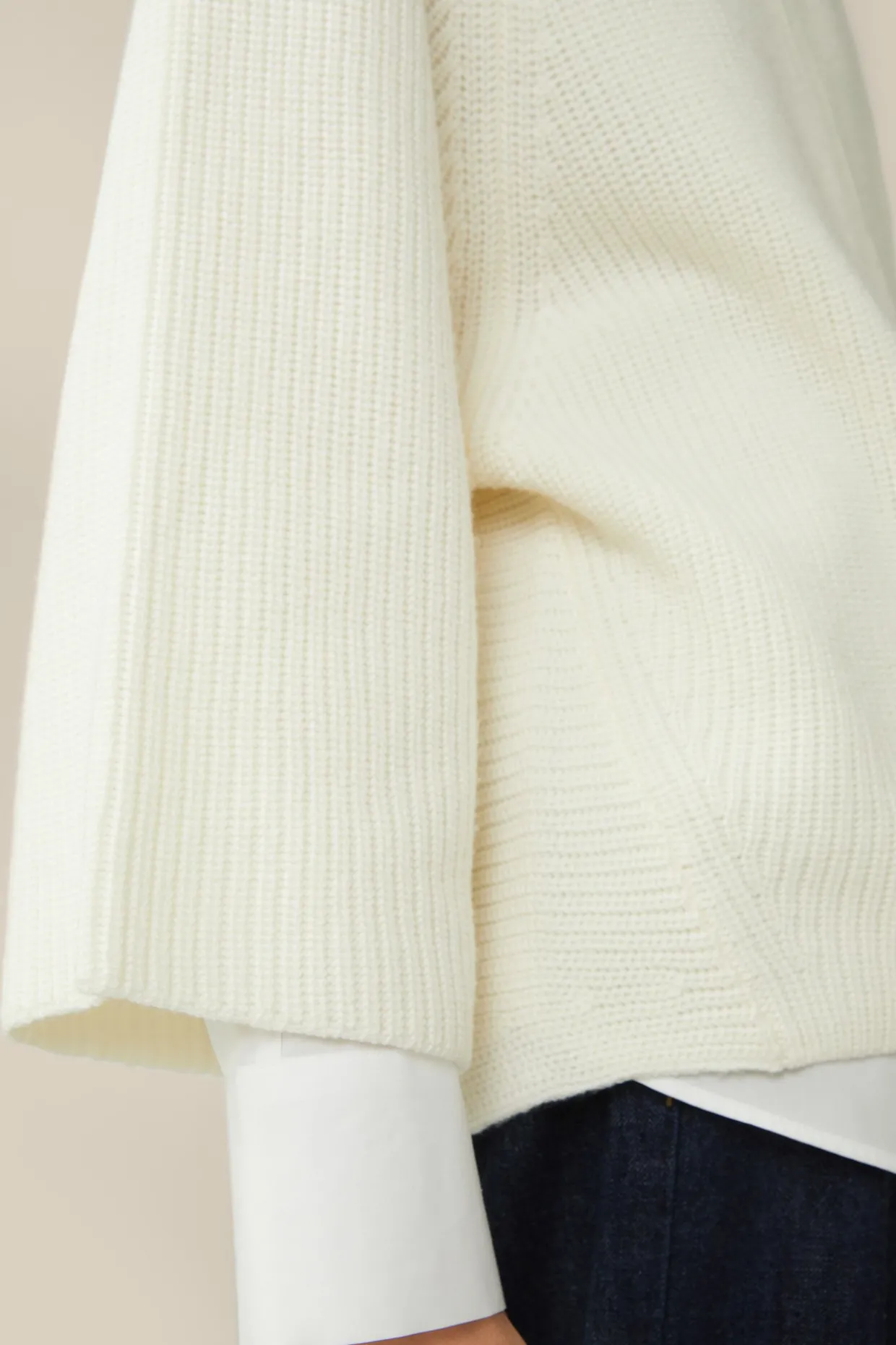 Merino-Strick-Zip-Cardigan In