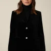 Samt-Blazer In