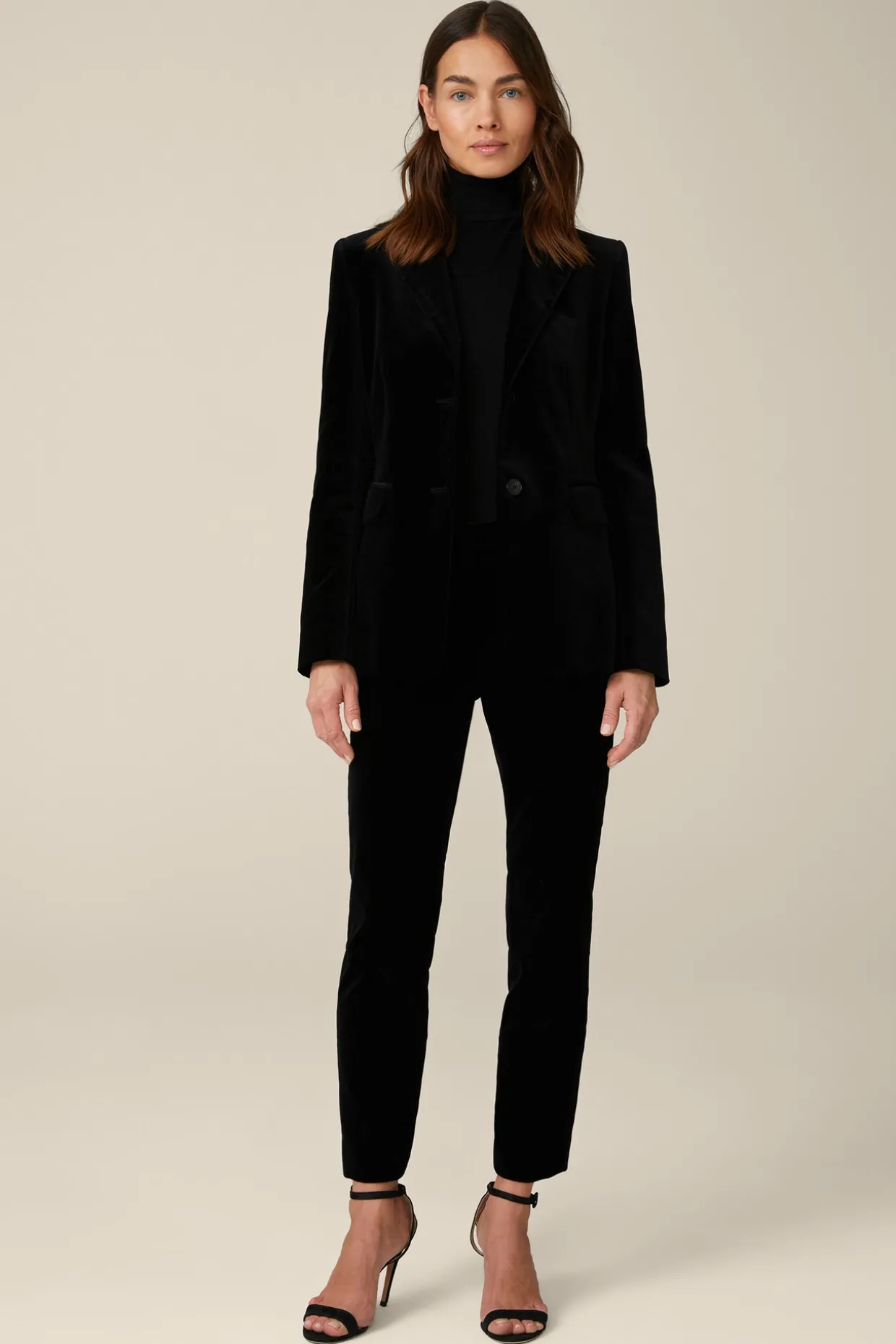 Samt-Blazer In