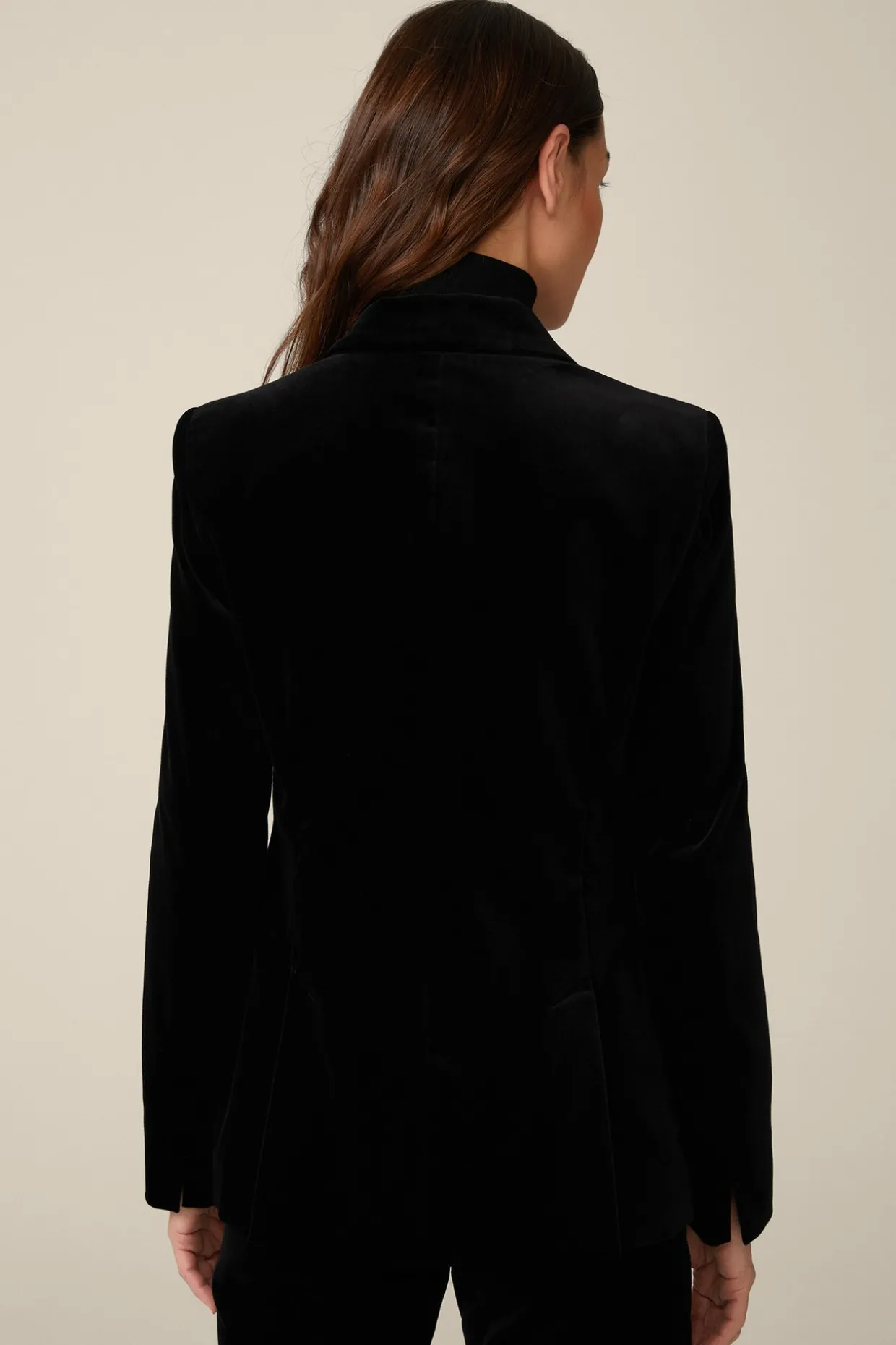 Samt-Blazer In