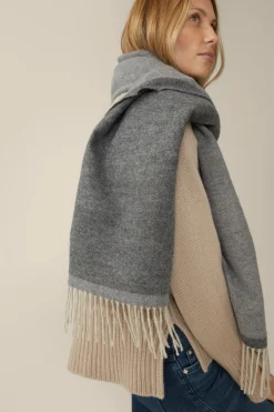 Schurwoll-Cashmere-Schal In