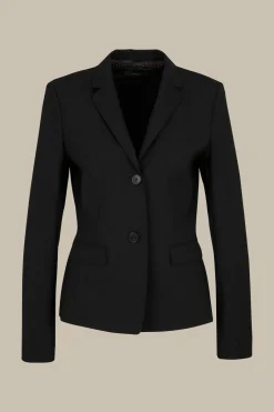 Schurwoll-Stretch-Blazer In