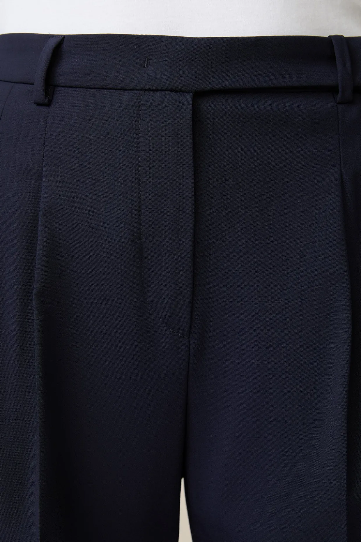 Schurwollstretch-Marlene-Hose In