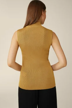 Strick-Top Mit Lurex In