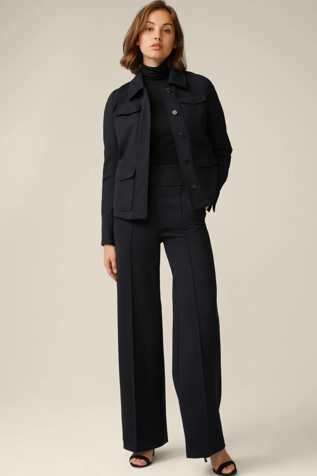 Techno-Jersey-Kurz-Jacke In