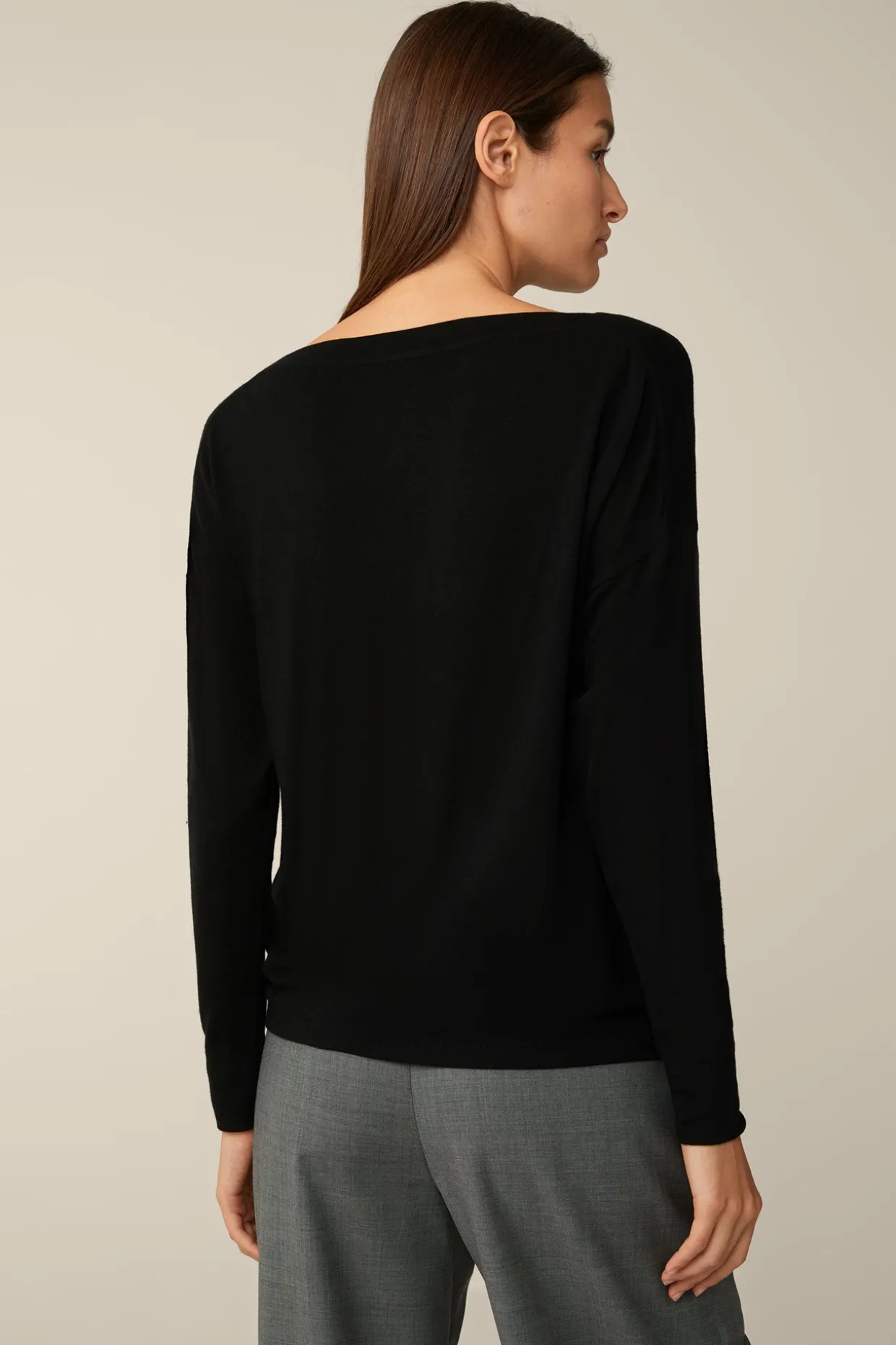 Tencel-Wollstretch-Shirt In