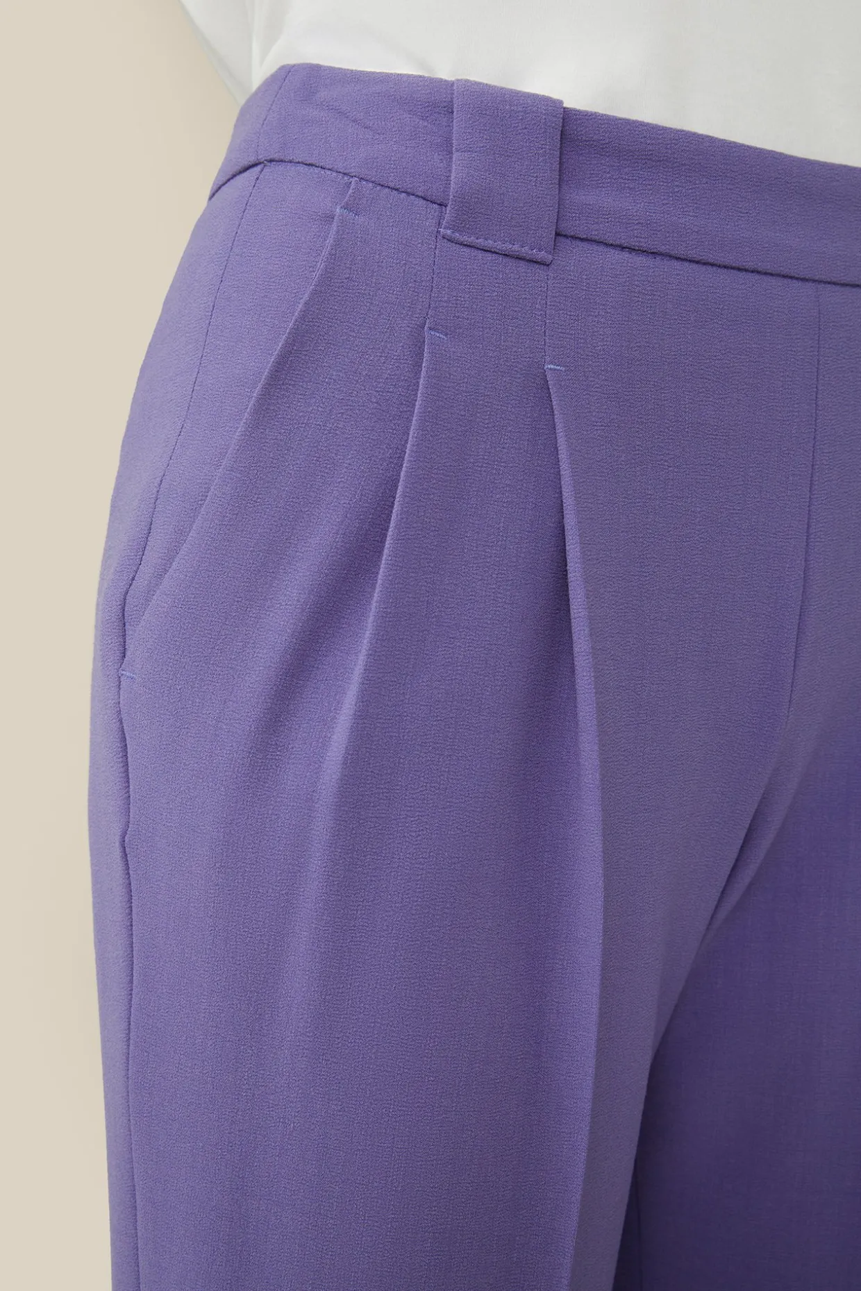 Wollcrepe-Marlene-Hose In