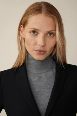 Wolljersey-Blazer In