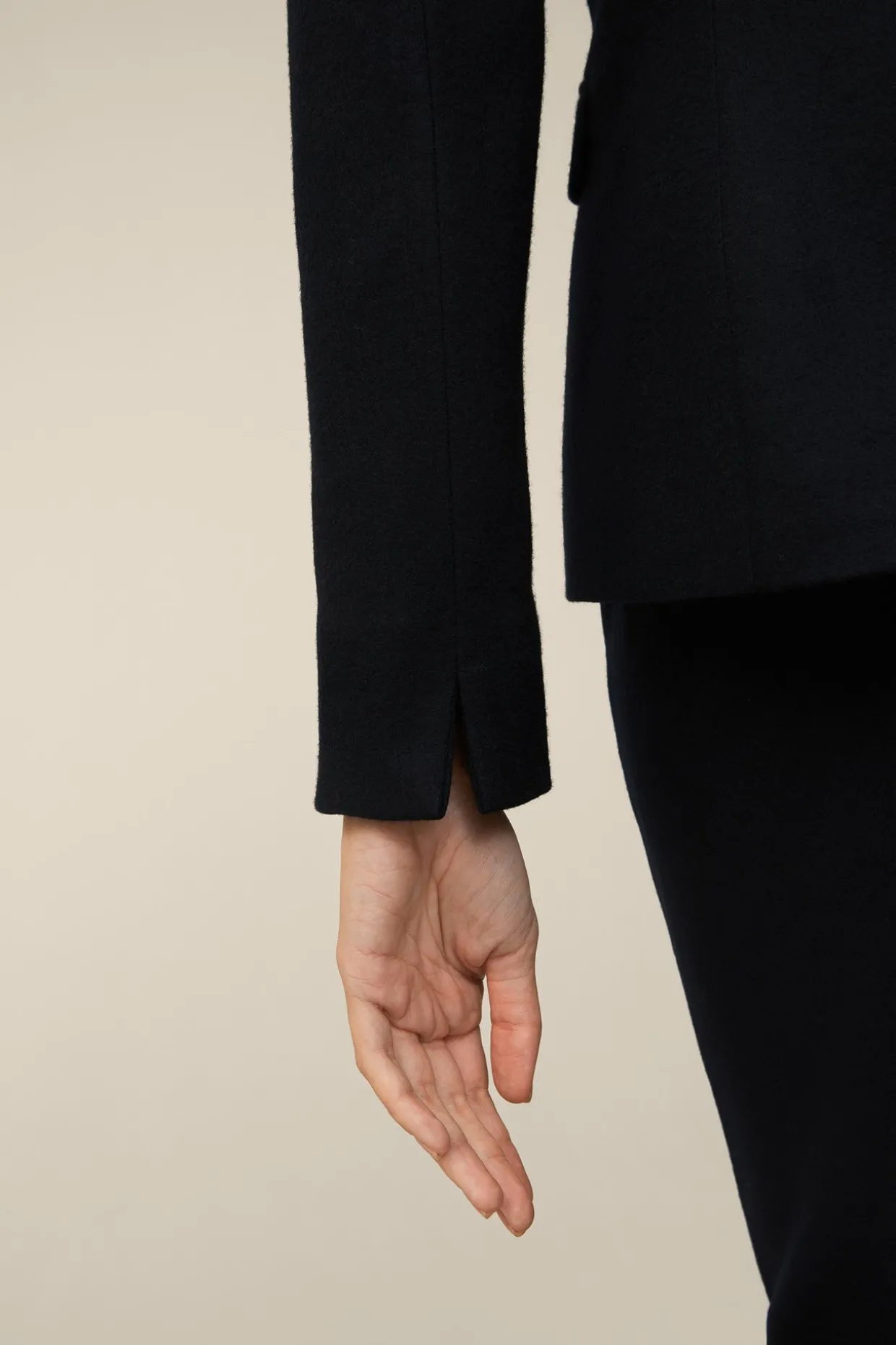 Wolljersey-Blazer In