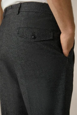 Wollmix-Cashmere-Hose Serpo Mit Bundfalte In