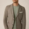 Wollmix-Sakko Giro Mit Cashmere In Fischgrat